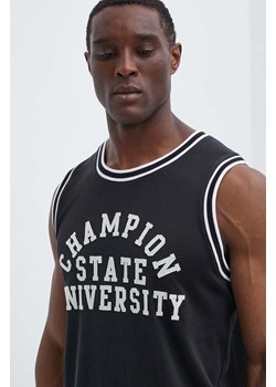 Champion top męski kolor czarny 220009 ze sklepu ANSWEAR.com w kategorii T-shirty męskie - zdjęcie 172010610