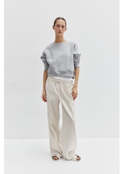 H & M - Spodnie z domieszką lnu - Beżowy ze sklepu H&M w kategorii Spodnie damskie - zdjęcie 172010810