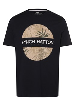 Fynch-Hatton Koszulka męska Mężczyźni Bawełna granatowy nadruk ze sklepu vangraaf w kategorii T-shirty męskie - zdjęcie 172011262