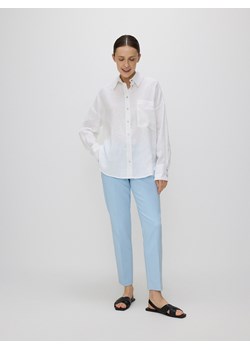 Reserved - Cygaretki z kantem - jasnoniebieski ze sklepu Reserved w kategorii Spodnie damskie - zdjęcie 172011484