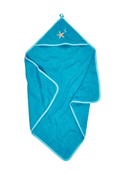 Playshoes Ręcznik w kolorze niebieskim z kapturem ze sklepu Limango Polska w kategorii Ręczniki dla dzieci - zdjęcie 172019381