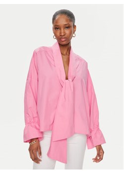 Pinko Bluzka Dedita Camicia 103460 A19U Różowy Oversize ze sklepu MODIVO w kategorii Bluzki damskie - zdjęcie 172020182