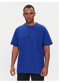 adidas T-Shirt Z.N.E. IR5232 Granatowy Loose Fit ze sklepu MODIVO w kategorii T-shirty męskie - zdjęcie 172020310