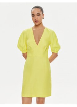 TWINSET Sukienka letnia 241TT2107 Żółty Regular Fit ze sklepu MODIVO w kategorii Sukienki - zdjęcie 172020883