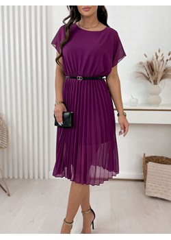 sukienka dull fioletowa uni ze sklepu UBRA w kategorii Sukienki - zdjęcie 172022214