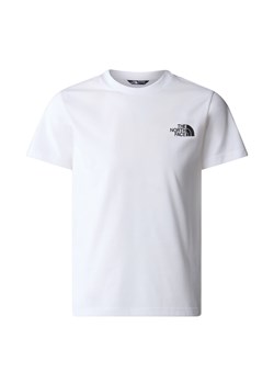 Koszulka dziecięca The North Face S/S SIMPLE DOME biała NF0A87T4FN4 ze sklepu a4a.pl w kategorii T-shirty męskie - zdjęcie 172023083