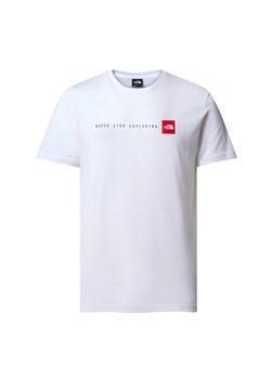 Koszulka męska The North Face S/S NEVER STOP EXPLORING biała NF0A87NSFN4 ze sklepu a4a.pl w kategorii T-shirty męskie - zdjęcie 172023542