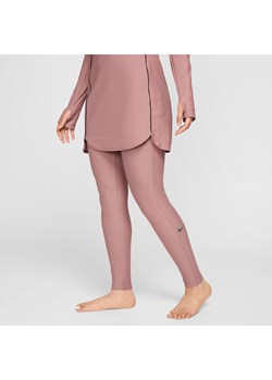 Damskie dopasowane legginsy Nike Swim Victory - Fiolet ze sklepu Nike poland w kategorii Spodnie damskie - zdjęcie 172023810