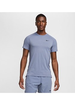 Męska koszulka z krótkim rękawem do fitnessu Dri-FIT Nike Flex Rep - Niebieski ze sklepu Nike poland w kategorii T-shirty męskie - zdjęcie 172023821