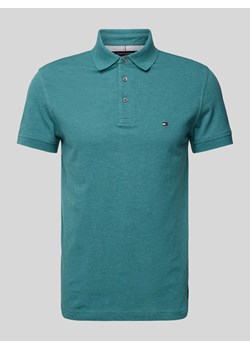 Koszulka polo o kroju slim fit z wyhaftowanym logo ze sklepu Peek&Cloppenburg  w kategorii T-shirty męskie - zdjęcie 172023920