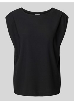 T-shirt w jednolitym kolorze z okrągłym dekoltem ze sklepu Peek&Cloppenburg  w kategorii Bluzki damskie - zdjęcie 172023961