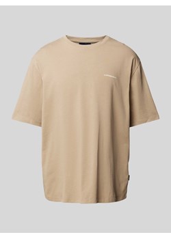 T-shirt o kroju oversized z nadrukiem z logo ze sklepu Peek&Cloppenburg  w kategorii T-shirty męskie - zdjęcie 172023964