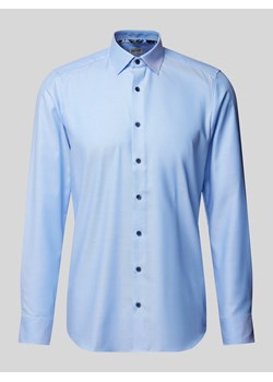 Koszula biznesowa o kroju body fit z kołnierzykiem kent model ‘Taviano’ ze sklepu Peek&Cloppenburg  w kategorii Koszule męskie - zdjęcie 172024011