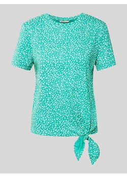 T-shirt z wiązanym detalem ze sklepu Peek&Cloppenburg  w kategorii Bluzki damskie - zdjęcie 172024053