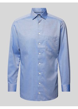 Koszula biznesowa o kroju modern fit z kołnierzykiem typu kent model ‘Bergamo’ ze sklepu Peek&Cloppenburg  w kategorii Koszule męskie - zdjęcie 172024104