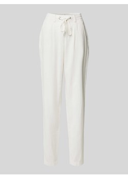 Spodnie materiałowe z elastycznym pasem ze sklepu Peek&Cloppenburg  w kategorii Spodnie damskie - zdjęcie 172024161