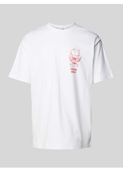 T-shirt z nadrukiem z motywem model ‘DEVIL S SOUND’ ze sklepu Peek&Cloppenburg  w kategorii T-shirty męskie - zdjęcie 172024332
