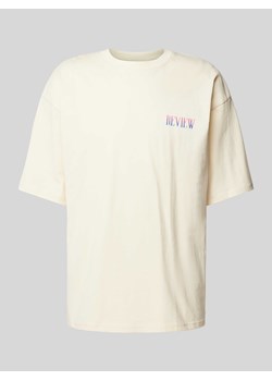 T-shirt z nadrukiem z logo i okrągłym dekoltem ze sklepu Peek&Cloppenburg  w kategorii T-shirty męskie - zdjęcie 172024374