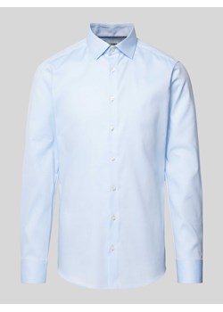 Koszula biznesowa o kroju body fit z kołnierzykiem kent model ‘Taviano’ ze sklepu Peek&Cloppenburg  w kategorii Koszule męskie - zdjęcie 172024493