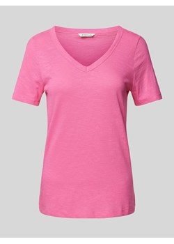T-shirt z dekoltem w serek ze sklepu Peek&Cloppenburg  w kategorii Bluzki damskie - zdjęcie 172024554