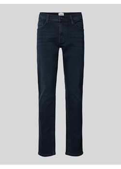 Jeansy o kroju slim fit z naszywką z logo model ‘OREGON’ ze sklepu Peek&Cloppenburg  w kategorii Jeansy męskie - zdjęcie 172024633