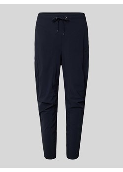 Spodnie materiałowe o kroju tapered fit z tunelem model ‘GIRA’ ze sklepu Peek&Cloppenburg  w kategorii Spodnie damskie - zdjęcie 172024654
