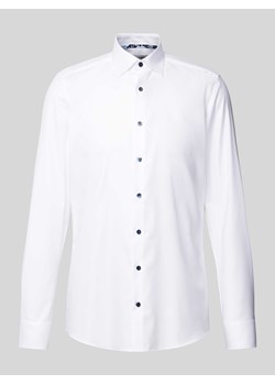 Koszula biznesowa o kroju body fit z kołnierzykiem kent model ‘Taviano’ ze sklepu Peek&Cloppenburg  w kategorii Koszule męskie - zdjęcie 172024712
