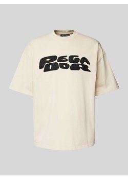 T-shirt o kroju oversized z aplikacją z logo model ‘DREW’ ze sklepu Peek&Cloppenburg  w kategorii T-shirty męskie - zdjęcie 172024740