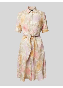 Sukienka lniana o długości midi model ‘WAKANA’ ze sklepu Peek&Cloppenburg  w kategorii Sukienki - zdjęcie 172024803