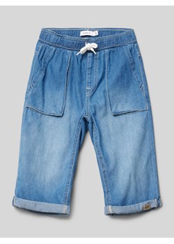Szorty jeansowe o kroju regular fit z nakładanymi kieszeniami model ‘BEN’ ze sklepu Peek&Cloppenburg  w kategorii Spodenki chłopięce - zdjęcie 172024870