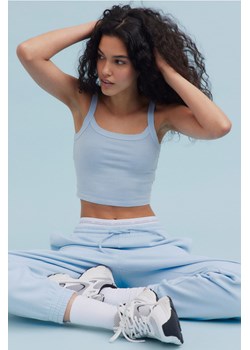 H & M - Krótki top na ramiączkach - Niebieski ze sklepu H&M w kategorii Bluzki damskie - zdjęcie 172025174