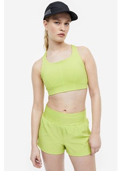H & M - Dwuwarstwowe szorty sportowe DryMove - Zielony ze sklepu H&M w kategorii Szorty - zdjęcie 172025273