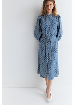 H & M - Trapezowa sukienka - Niebieski ze sklepu H&M w kategorii Sukienki - zdjęcie 172025283