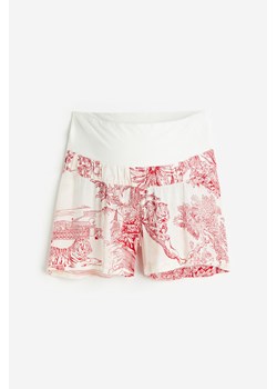 H & M - MAMA Szorty bez zapięcia - Czerwony ze sklepu H&M w kategorii Spodenki ciążowe - zdjęcie 172025291