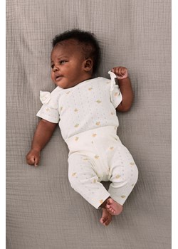 H & M - Komplet z bawełnianego dżerseju 2-częściowy - Biały ze sklepu H&M w kategorii Odzież dla niemowląt - zdjęcie 172025324