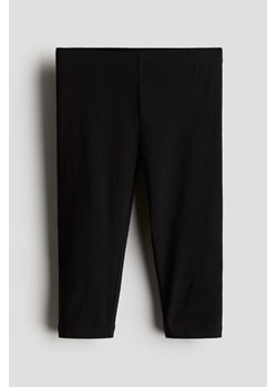 H & M - Legginsy 3/4 - Czarny ze sklepu H&M w kategorii Spodnie dziewczęce - zdjęcie 172025341