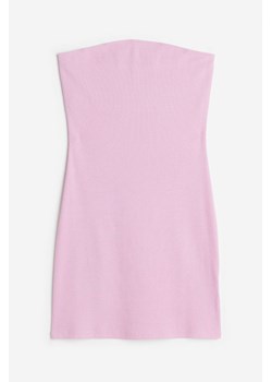 H & M - Sukienka bandeau w prążki - Różowy ze sklepu H&M w kategorii Sukienki - zdjęcie 172025411