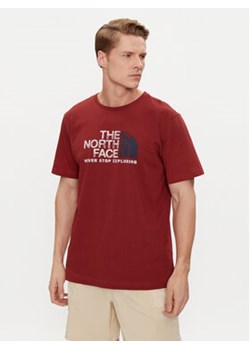 The North Face T-Shirt Rust 2 NF0A87NW Czerwony Regular Fit ze sklepu MODIVO w kategorii T-shirty męskie - zdjęcie 172027450