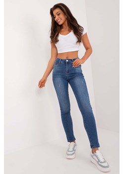 Damskie spodnie jeansowe typu rurki ze sklepu 5.10.15 w kategorii Jeansy damskie - zdjęcie 172027724