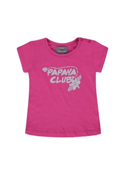 Dziewczęca koszulka z krótkim rękawem różowa ze sklepu 5.10.15 w kategorii Bluzki dziewczęce - zdjęcie 172027761