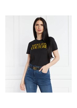 Versace Jeans Couture T-shirt | Regular Fit ze sklepu Gomez Fashion Store w kategorii Bluzki damskie - zdjęcie 172027981
