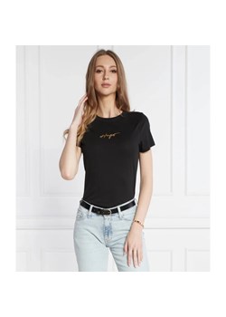 HUGO T-shirt Classic Tee_4 | Regular Fit ze sklepu Gomez Fashion Store w kategorii Bluzki damskie - zdjęcie 172028001