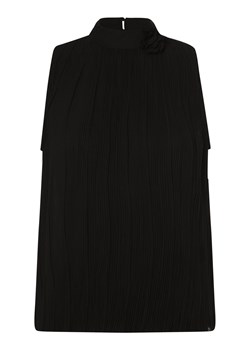 zero Top damski Kobiety Sztuczne włókno czarny jednolity ze sklepu vangraaf w kategorii Bluzki damskie - zdjęcie 172029954