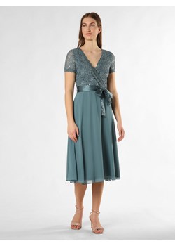 Ambiance Damska sukienka wieczorowa Kobiety Sztuczne włókno cyjan jednolity ze sklepu vangraaf w kategorii Sukienki - zdjęcie 172029964