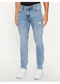 Just Cavalli Jeansy 75OAB5J0CDW73 Niebieski Slim Fit ze sklepu MODIVO w kategorii Jeansy męskie - zdjęcie 172030184