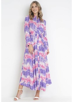 Fioletowa Sukienka Nephohsa ze sklepu Born2be Odzież w kategorii Sukienki - zdjęcie 172030341
