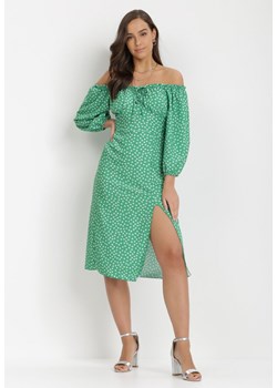 Zielona Sukienka Ohmrel ze sklepu Born2be Odzież w kategorii Sukienki - zdjęcie 172030401