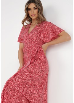 Czerwona Sukienka Theminophe ze sklepu Born2be Odzież w kategorii Sukienki - zdjęcie 172030423