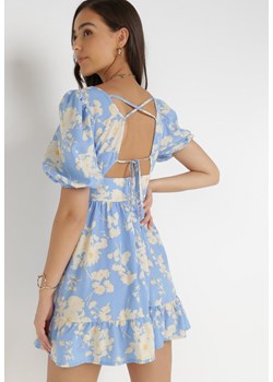 Jasnoniebieska Sukienka Thozo ze sklepu Born2be Odzież w kategorii Sukienki - zdjęcie 172030453