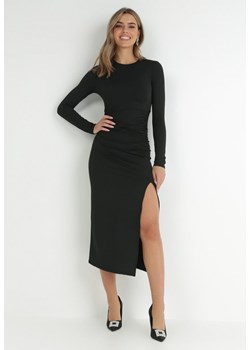 Czarna Sukienka Linalle ze sklepu Born2be Odzież w kategorii Sukienki - zdjęcie 172030493